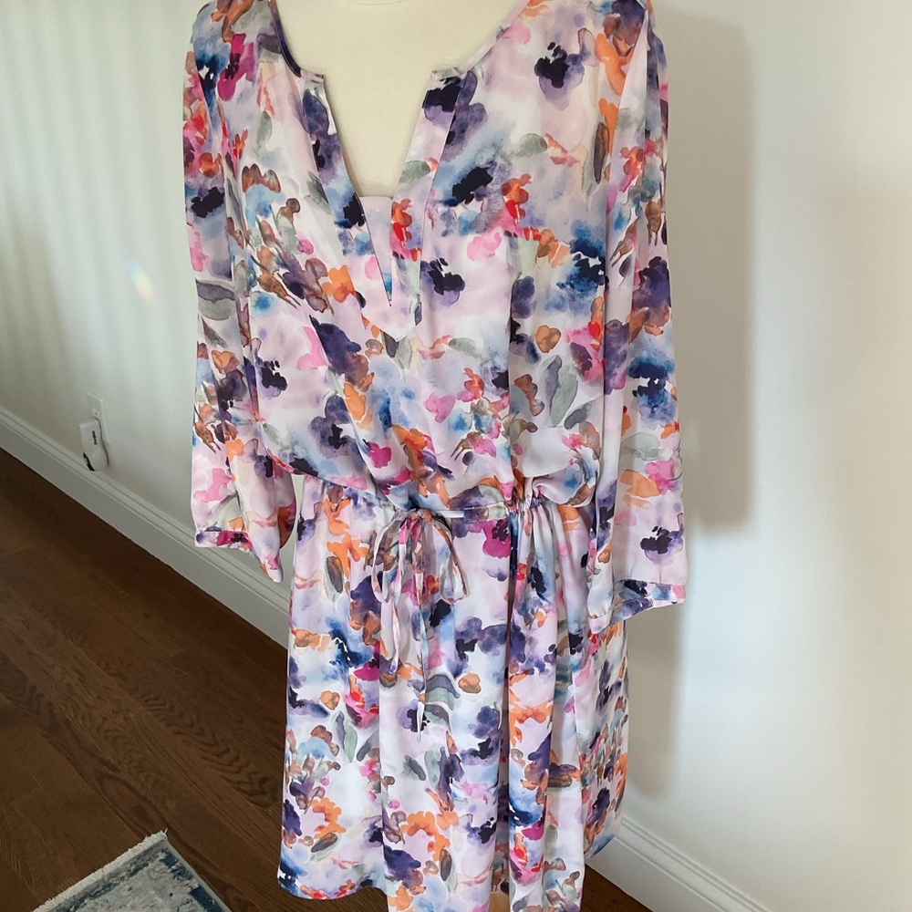 NYDJ Abstract Floral dress